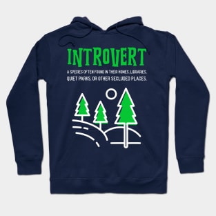 Introvert Species, Funny antisocial Hoodie